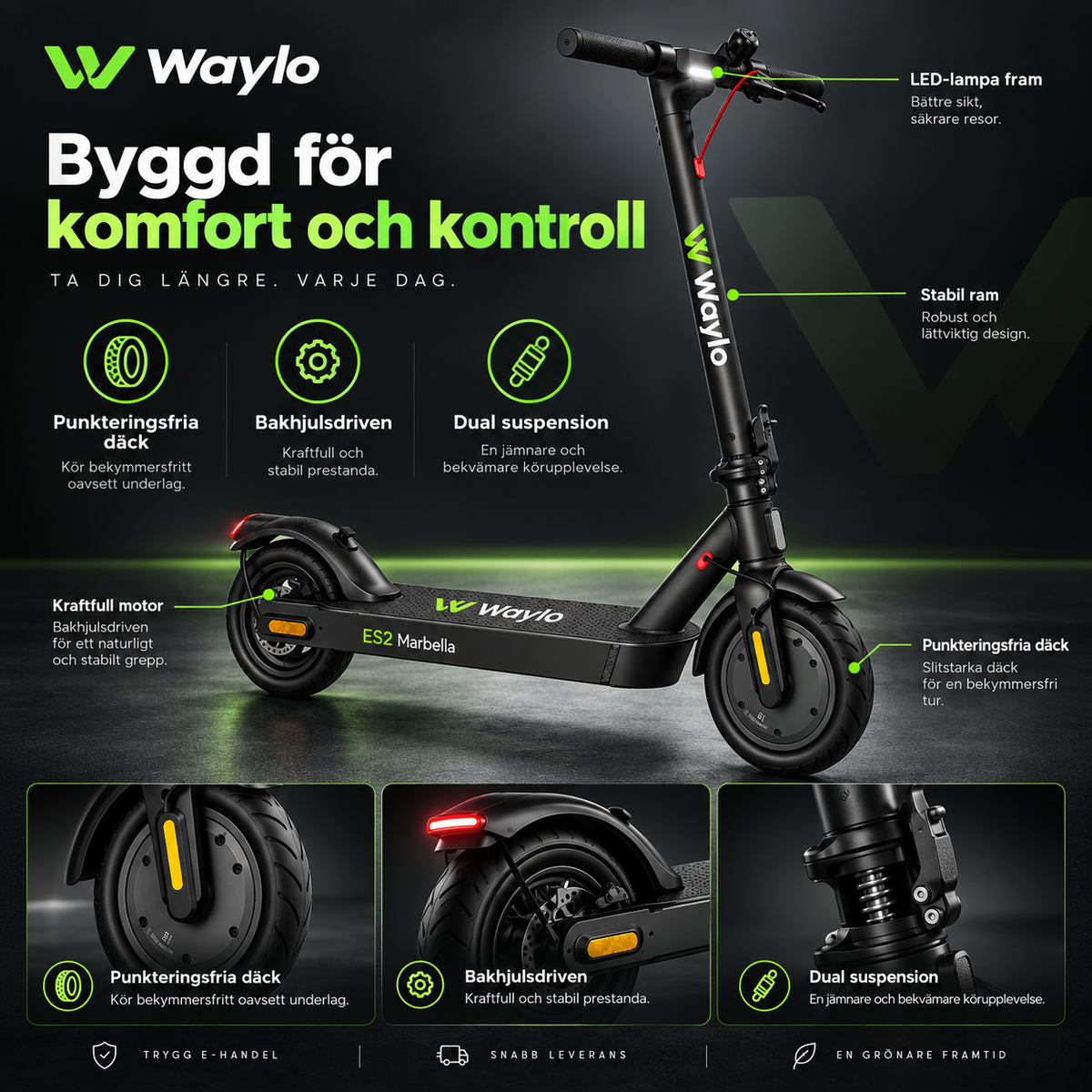 Waylo El-løbehjul ES2 Marbella