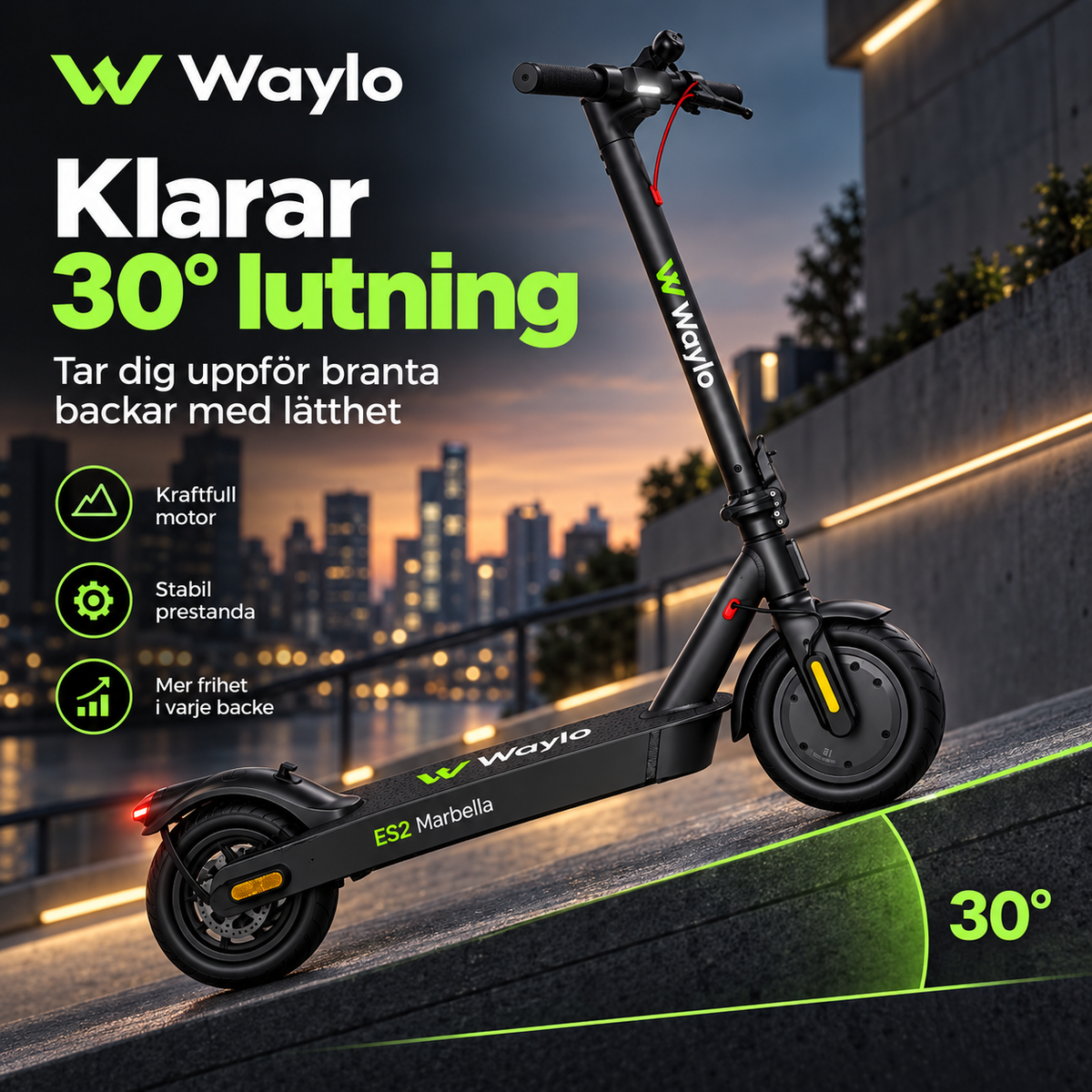 Waylo El-løbehjul ES2 Marbella